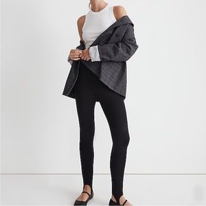 NWT Madewell Ponte Stirrup Leggings